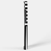 スタイリッシュモノグラムのチェックとストライプ検査 SAMSUNG GALAXYケース (右側面)