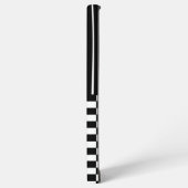 スタイリッシュモノグラムのチェックとストライプ検査 SAMSUNG GALAXYケース (左側面)