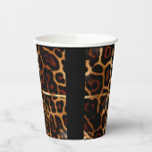 スタイリッシュモノグラムのLeopard Print 紙コップ (左)