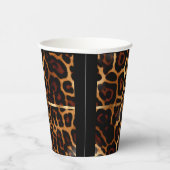 スタイリッシュモノグラムのLeopard Print 紙コップ (右)