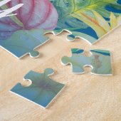 スタイリッシュユニークフローラは私の花の女の子 ジグソーパズル (側面)