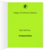 スタイリッシュライム&ブラックキャンドルクリスマス (内側(右))