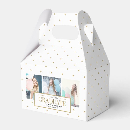 スタイリッシュラベル卒業パーティー特典ボックス フェイバーボックス (正面サイド)