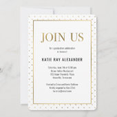 スタイリッシュラベル卒業発表招待状 招待状 (裏面)