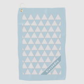 スタイリッシュレディパーソナライズされたースゴルフタオル ゴルフタオル (正面)