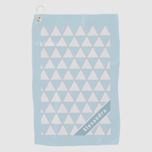 スタイリッシュレディパーソナライズされたースゴルフタオル ゴルフタオル (正面)