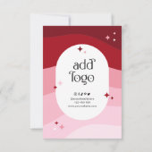 スタイリッシュレトロありがとうございましたBusiness Package Insert サンキューカード (裏面)