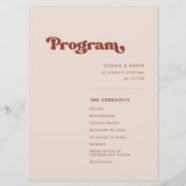 スタイリッシュレトロな桃結婚色 プログラム (正面)