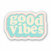 スタイリッシュレトログッドカラフルビブ シール (正面)