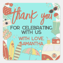 スタイリッシュレトログルービービーチまたはプールパーティーの好意