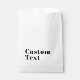 スタイリッシュレトロモダンレタリング | 編集可能ブラック フェイバーバッグ