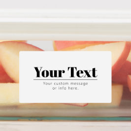 スタイリッシュレトロモダン文字 | ブラック&ホワイト ラベル