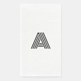 スタイリッシュレトロ線フォントイニシャルモノグラム