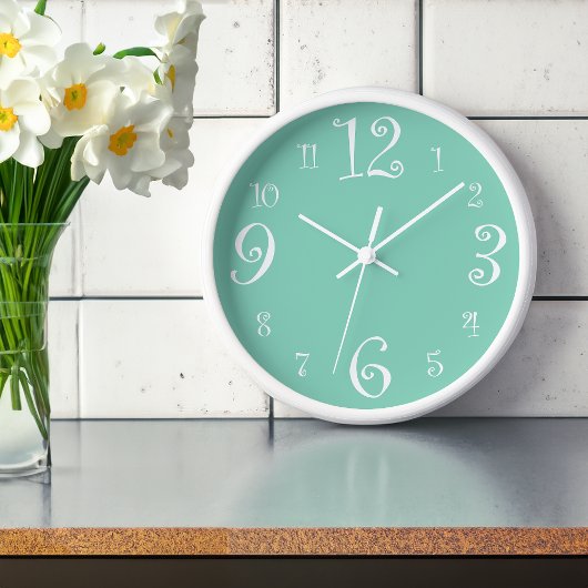 スタイリッシュレトロ1950sカスタムカラーキッチン 壁時計