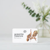 スタイリッシュロサンゼルスネイルサロンブランディングデザイン 名刺 (スタンド正面)