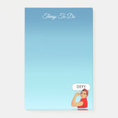 スタイリッシュヴィンテージの女性が投稿するノート ポストイット (正面)