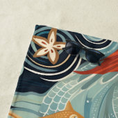 スタイリッシュヴィンテージ波 ビーチタオル (インサイチュ)