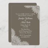 スタイリッシュー結婚ペのリハーサル招待状 招待状 (正面/裏面)