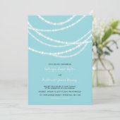 スタイリッシュ冬の輝き結婚の2in1招待状 招待状 (スタンド正面)