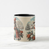 スタイリッシュ創造、レトロクリスマス マグカップ (中央)