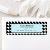 スタイリッシュ千鳥格子の ラベル (インサイチュ)