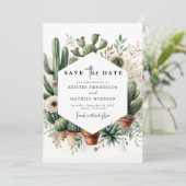 スタイリッシュ印刷可結婚能 セーブザデート (スタンド正面)