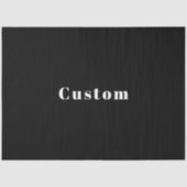 スタイリッシュ名前をカスタムするその他の文字 | ブラック&ホワイト 薄葉紙 (正面)