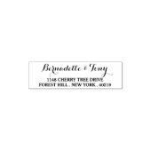 スタイリッシュ名前をカスタムすると住所のインク入力スタンプ セルフインキングスタンプ (デザイン)