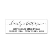 スタイリッシュ名前をカスタムすると住所のインク入力スタンプ セルフインキングスタンプ (デザイン)