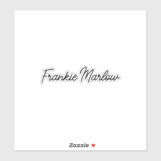 スタイリッシュ名前をカスタムするスクリプト手書きノートPC シール (シート)