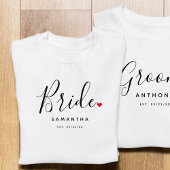 スタイリッシュ嫁結婚の Tシャツ