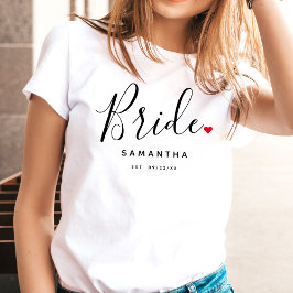 スタイリッシュ嫁結婚の Tシャツ