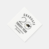 スタイリッシュ学年のカスタム色 スタンダードカクテルナプキン (角)