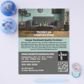 スタイリッシュ客室 – 家具店の販売 チラシ (シングル)