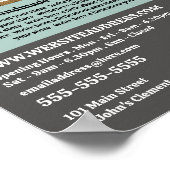 スタイリッシュ客室 – 家具店の販売 ポスター (角)