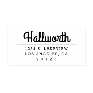 スタイリッシュ差出人住所その他の文字 セルフインキングスタンプ