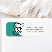 スタイリッシュ差出人住所ラベル ラベル (インサイチュ)