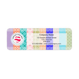 スタイリッシュ差出人住所ラベル- Decopage ラベル