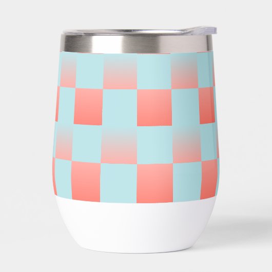 スタイリッシュ市松模様に配色粉末 (左面)