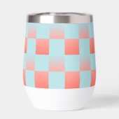 スタイリッシュ市松模様に配色粉末 (背面)