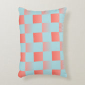 スタイリッシュ市松模様に配色粉末 アクセントクッション (正面(垂直))