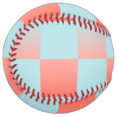 スタイリッシュ市松模様に配色粉末 ソフトボール (正面左)