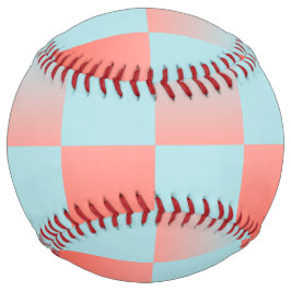 スタイリッシュ市松模様に配色粉末 ソフトボール