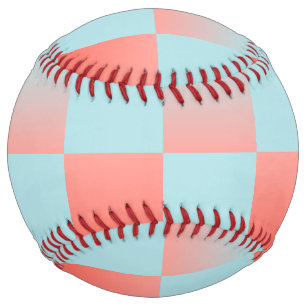 スタイリッシュ市松模様に配色粉末 ソフトボール