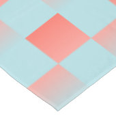 スタイリッシュ市松模様に配色粉末 テーブルクロス (アングル)