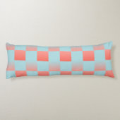 スタイリッシュ市松模様に配色粉末 ボディピロー (裏面)