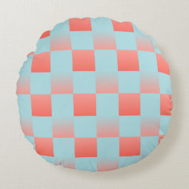 スタイリッシュ市松模様に配色粉末 ラウンドクッション
