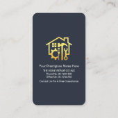 スタイリッシュ建物ルーフウィンドウ建物 名刺 (裏面)