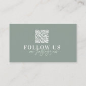 スタイリッシュ後を追モダンUs Instagram 名刺 (正面)