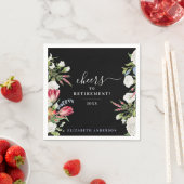 スタイリッシュ応援ブエレガントラックガーデンリタイアフローラ スタンダードカクテルナプキン (インサイチュ)